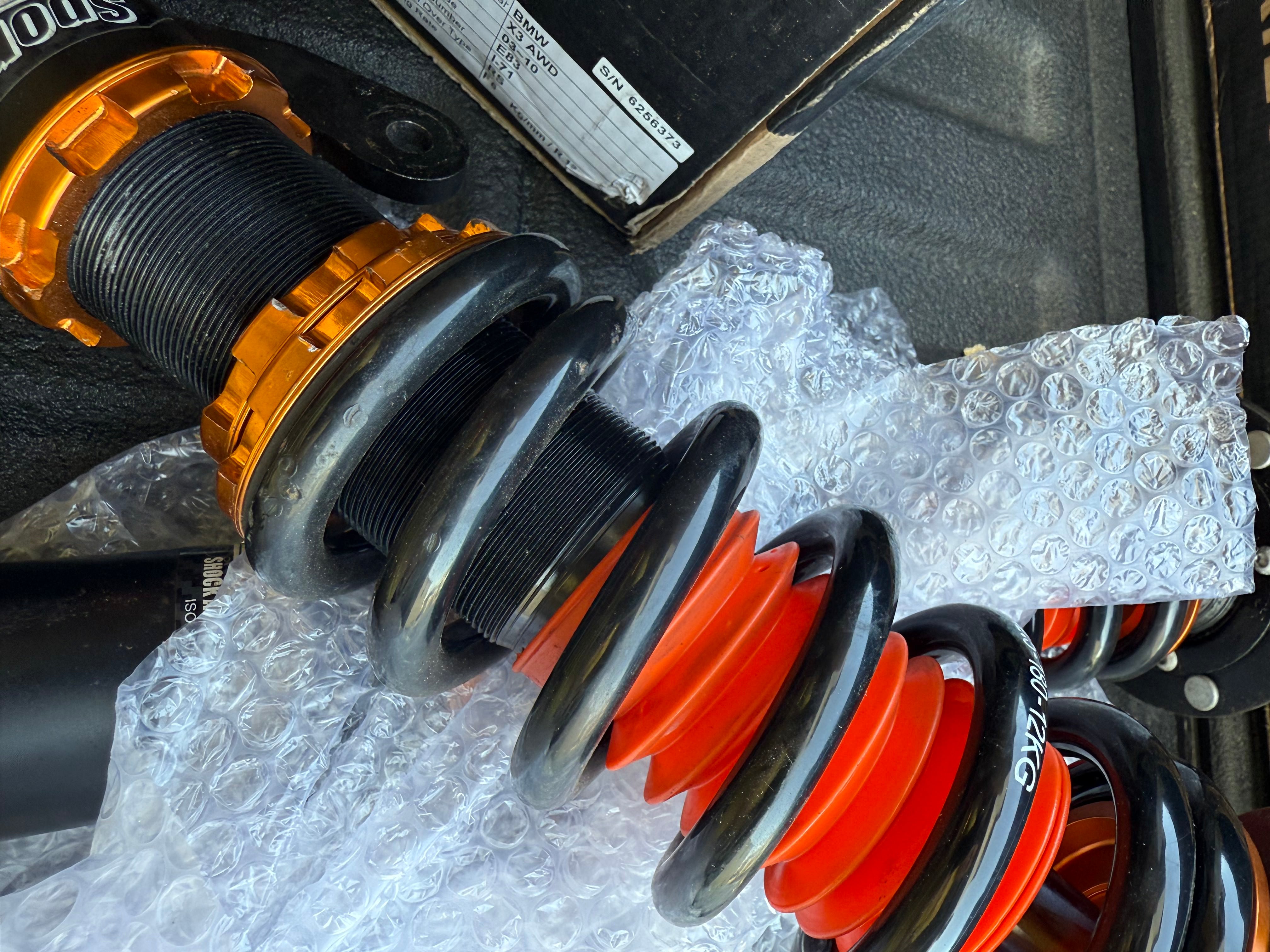 SF Racing Sport Coilovers for 2004-2010 BMW X3 AWD (E83) OPEN BOX