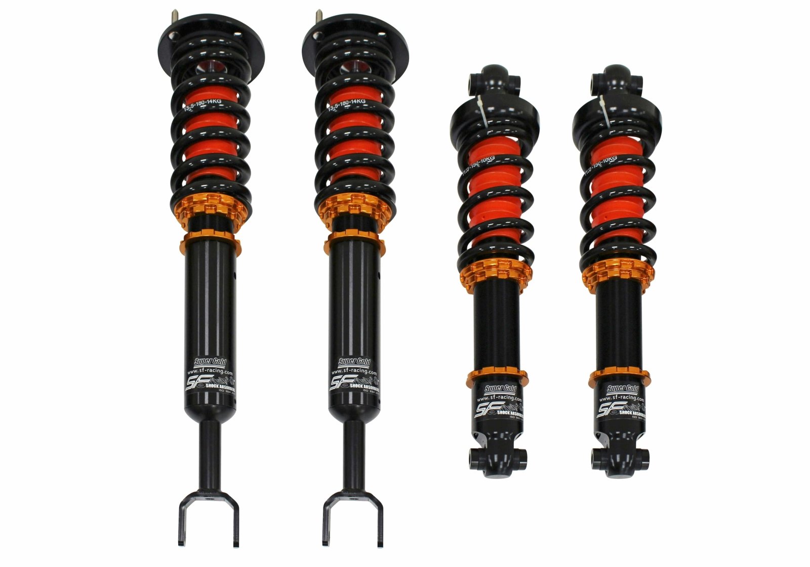 SF Racing Track Coilovers for 1997-2002 Audi A4 Quattro AWD (B5/8D)