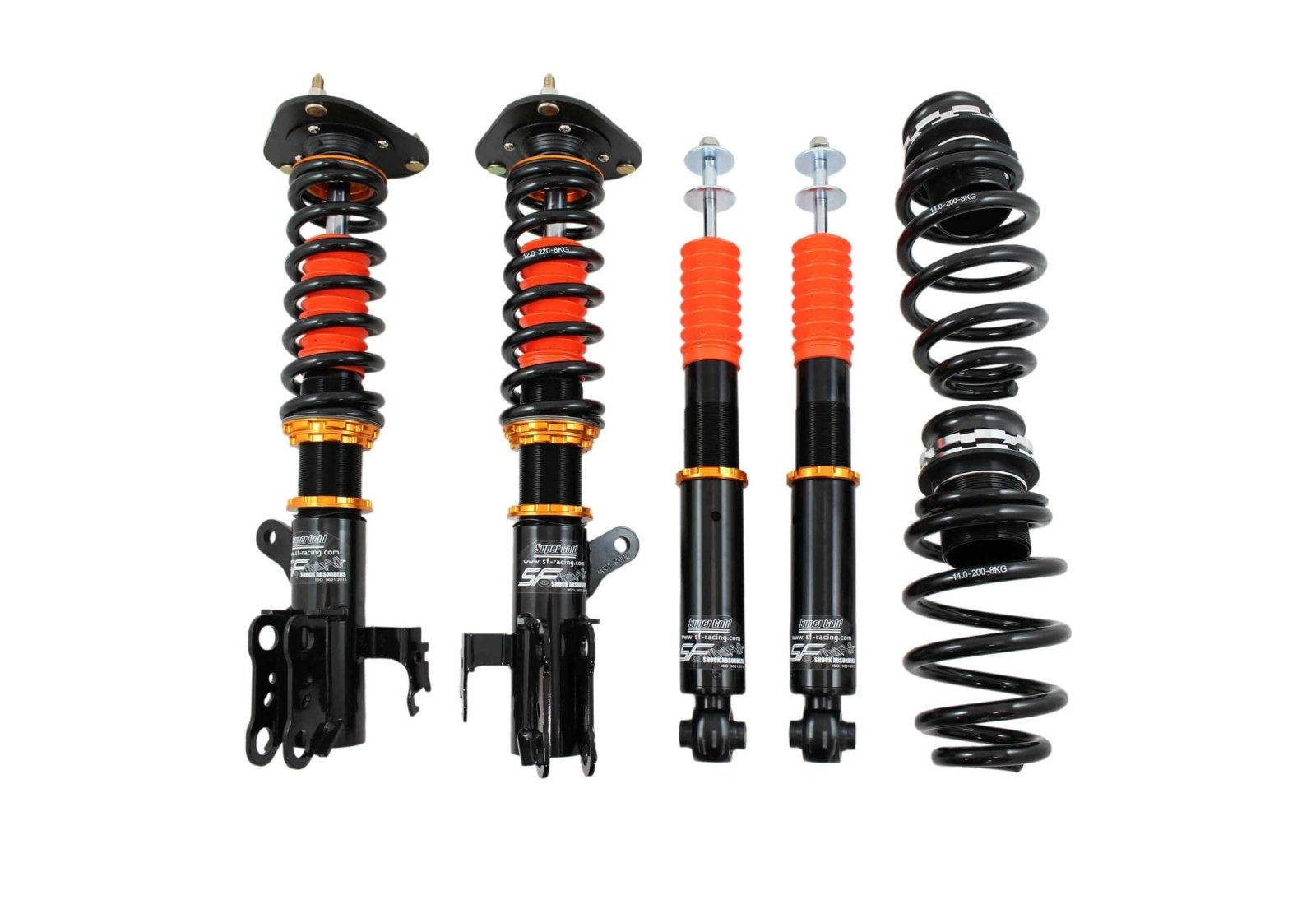 SF Racing Track Coilovers for 2004-2011 Cadillac STS V4/V6 RWD