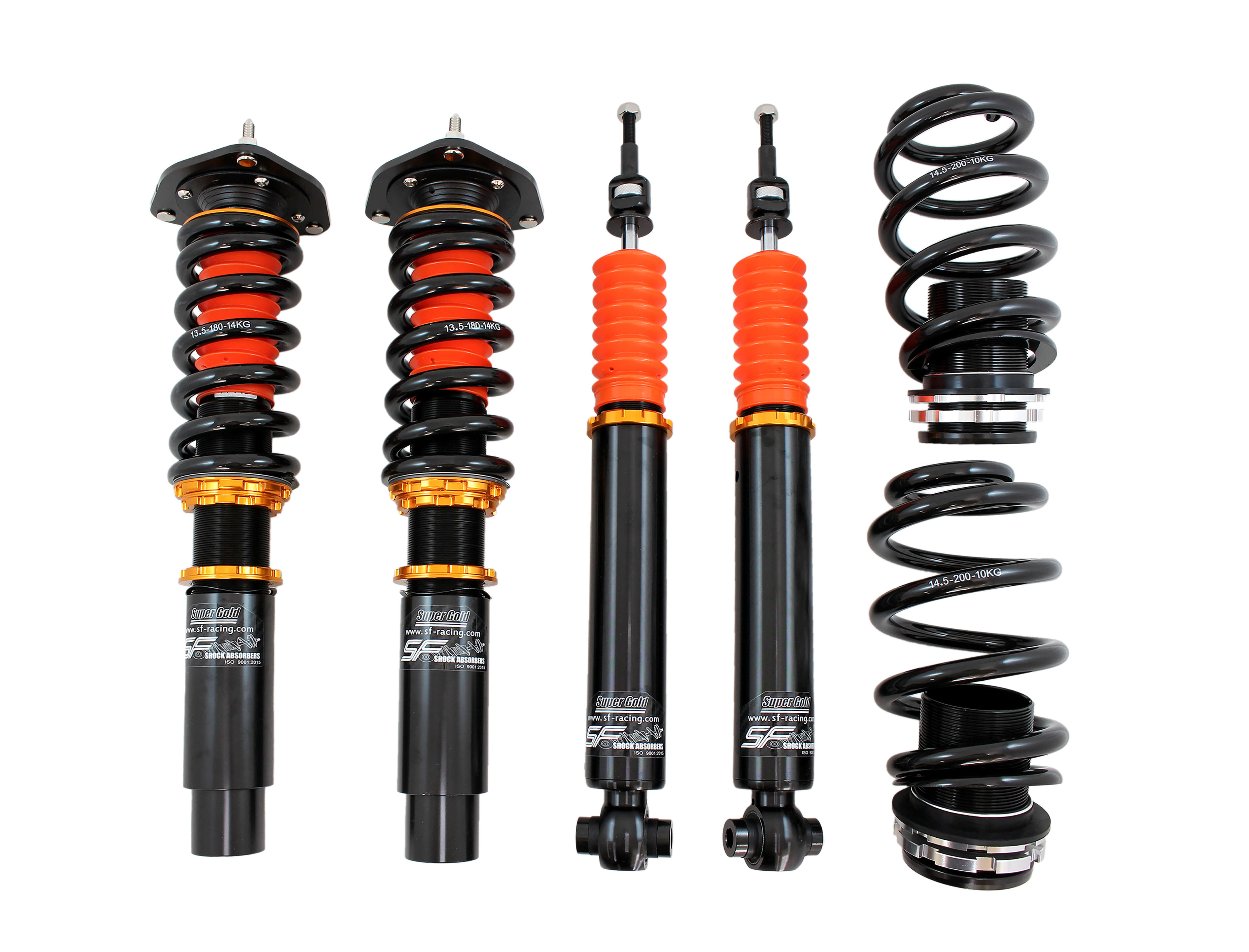 SF Racing Track Coilovers for 2017+ Audi A5 2WD Coupe (B9/8W6)
