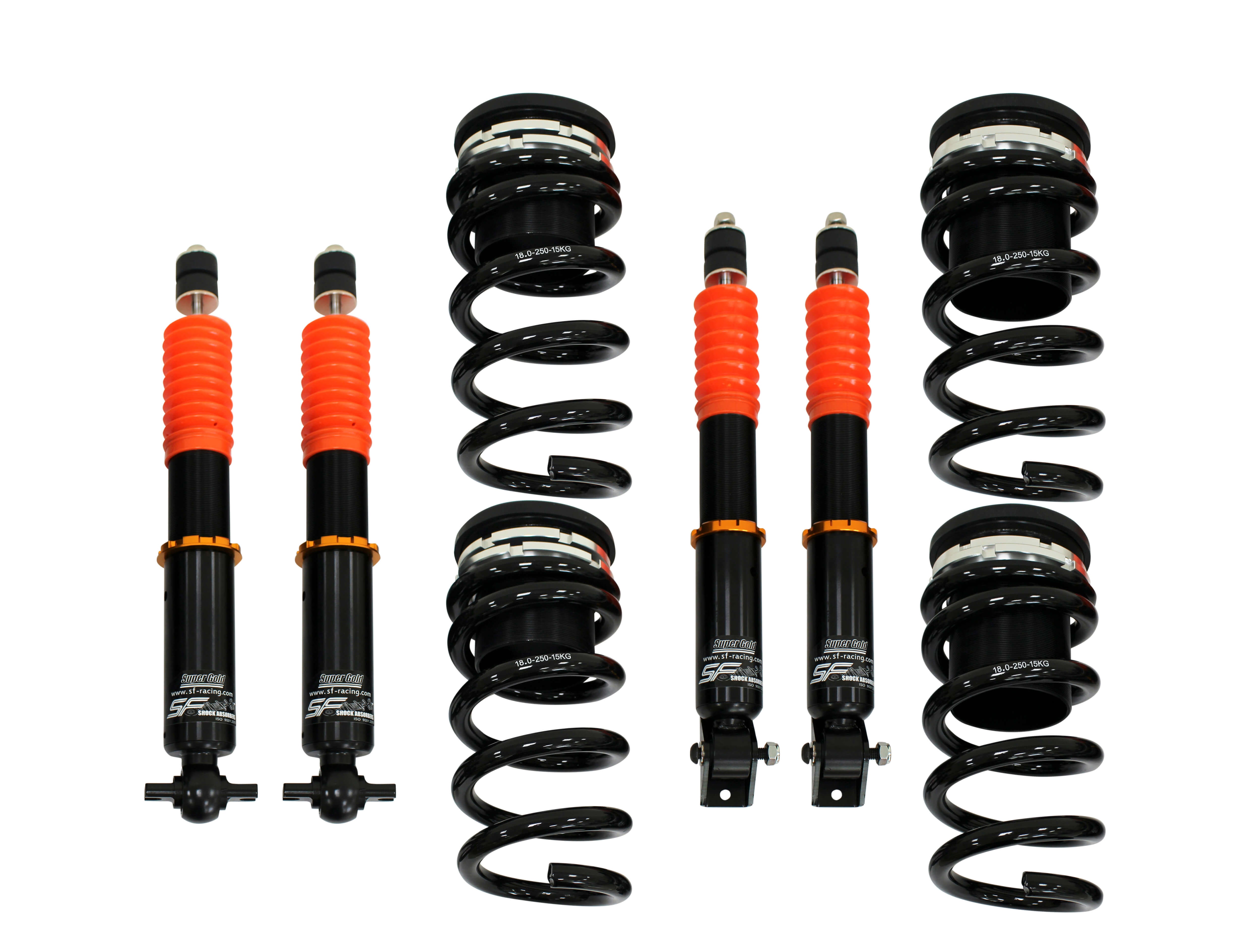 SF Racing Sport Coilovers for 1979-1992 Mercedes-Benz S-Class (W126/C126)