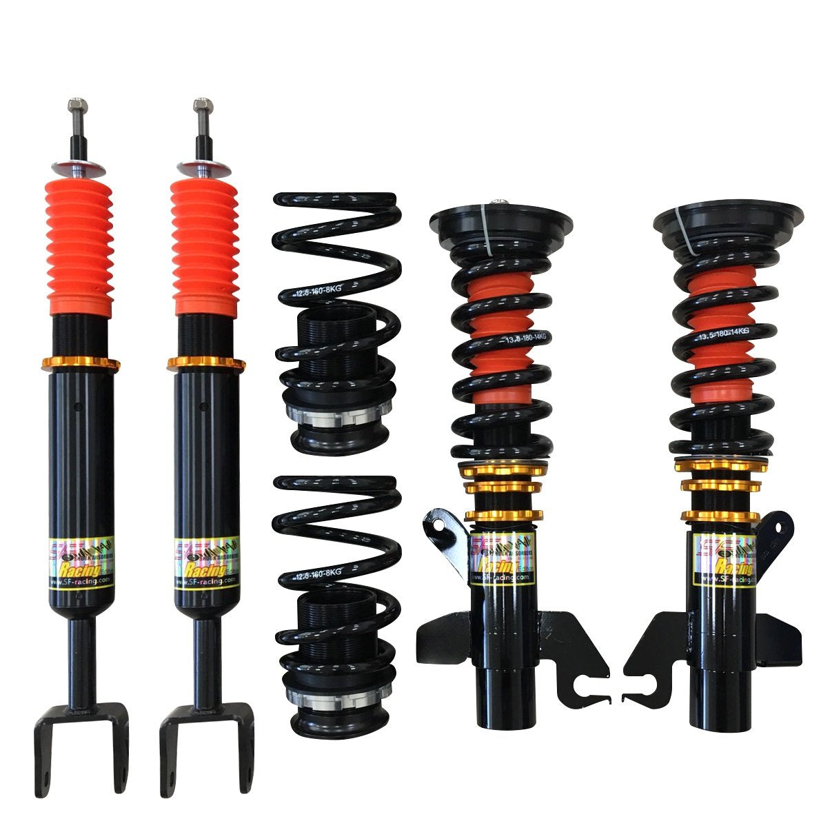 SF Racing Track Coilovers for 2017+ Tesla Model 3 AWD