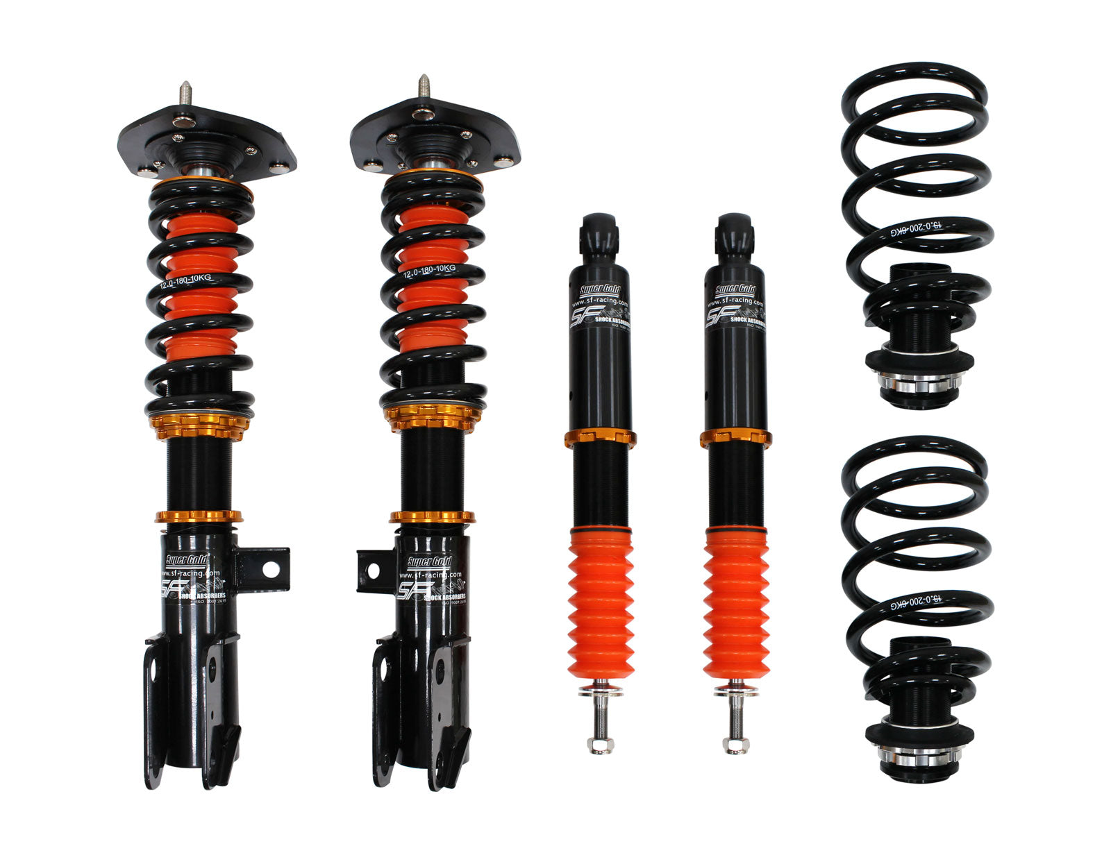 SF Racing Sport Plus Coilovers - 1990-1999 Toyota Previa (XR10-XR20)